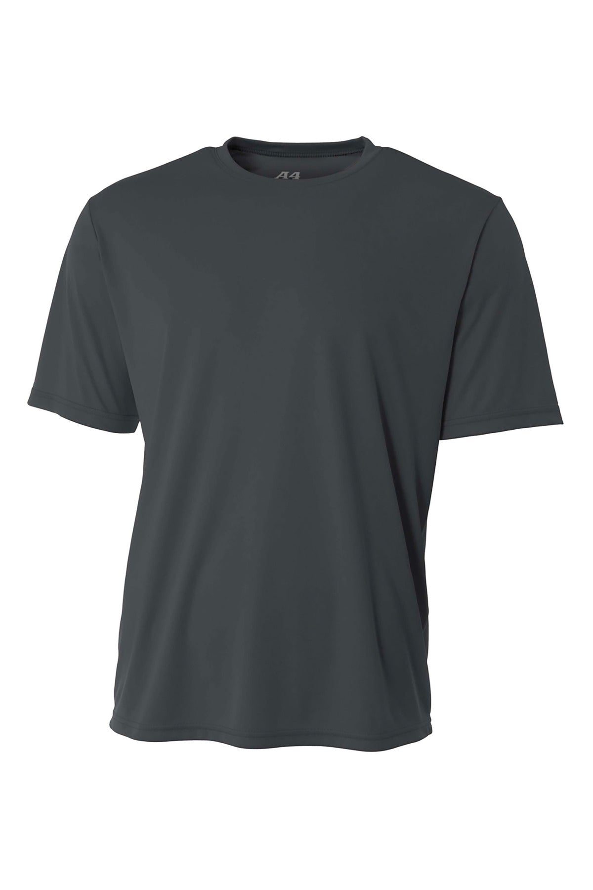 Front View of Graphite A4 Cooling Performance Short Sleeve Tee A4N3142
