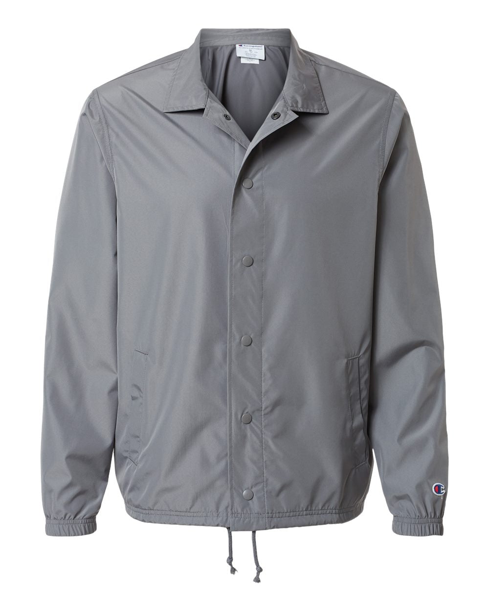 Front View of Graphite Coach's Jacket - CO126