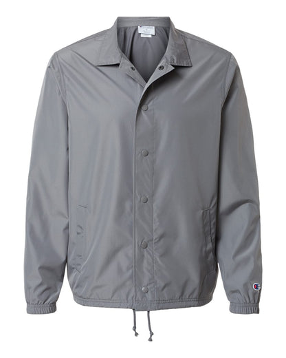 Front View of Graphite Coach's Jacket - CO126