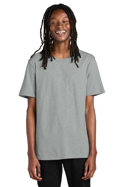 Front View of GrntGryHtr Allmade Unisex Organic Cotton Tee. AL2100