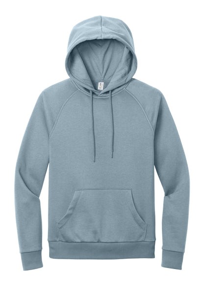 Front View of ILikeUBlue Allmade Unisex Organic CVC Fleece Pullover Hoodie AL5000