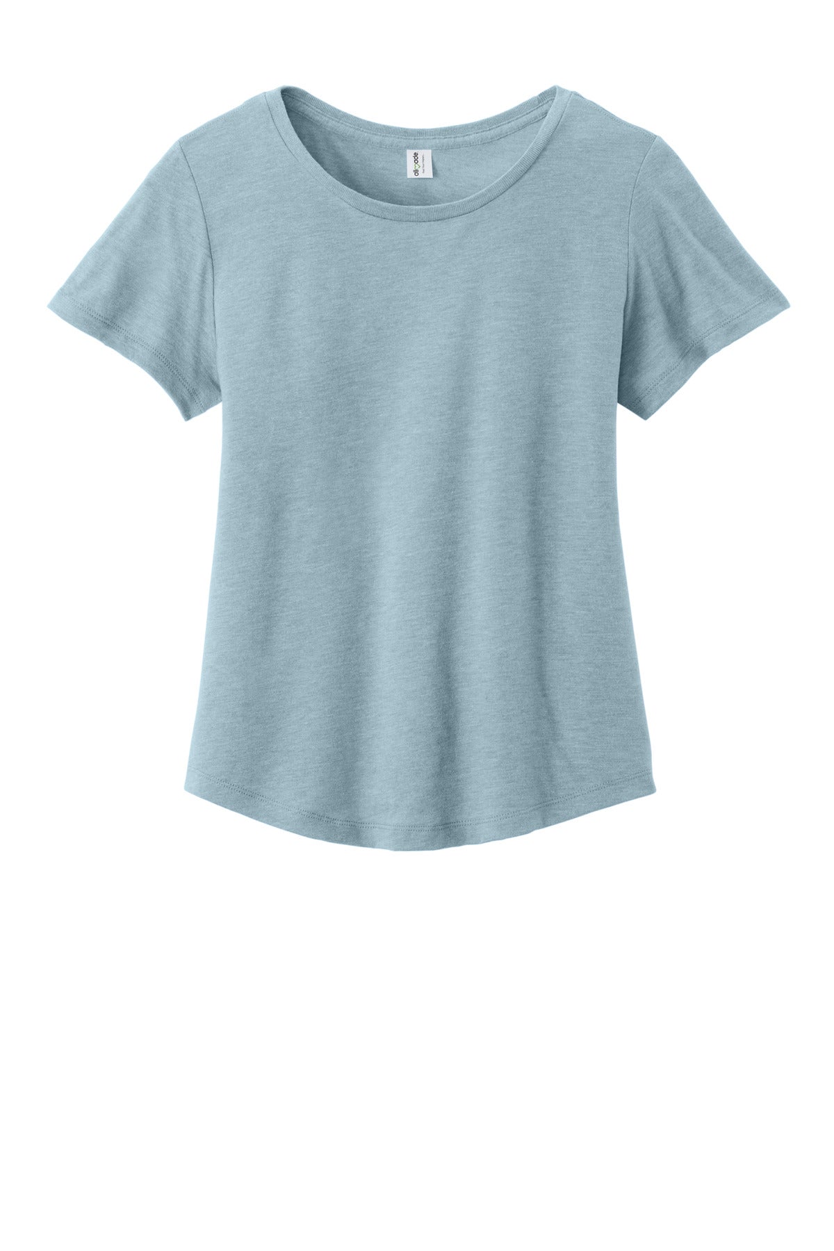 Front View of ILikeUBlue Allmade Women's Relaxed Tri-Blend Scoop Neck Tee AL2015