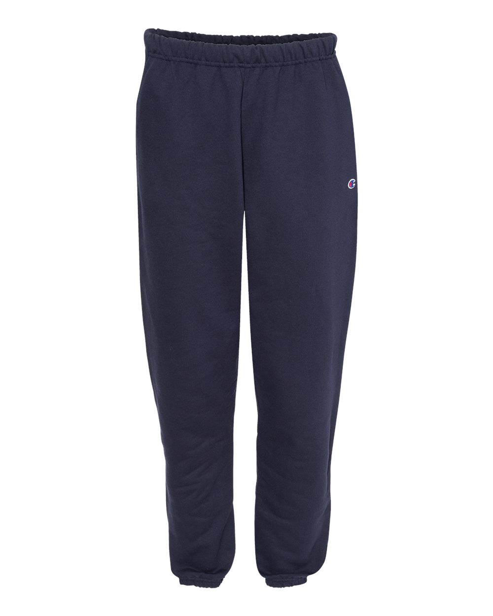 Front View of Navy Reverse Weave® Sweatpants - RW10