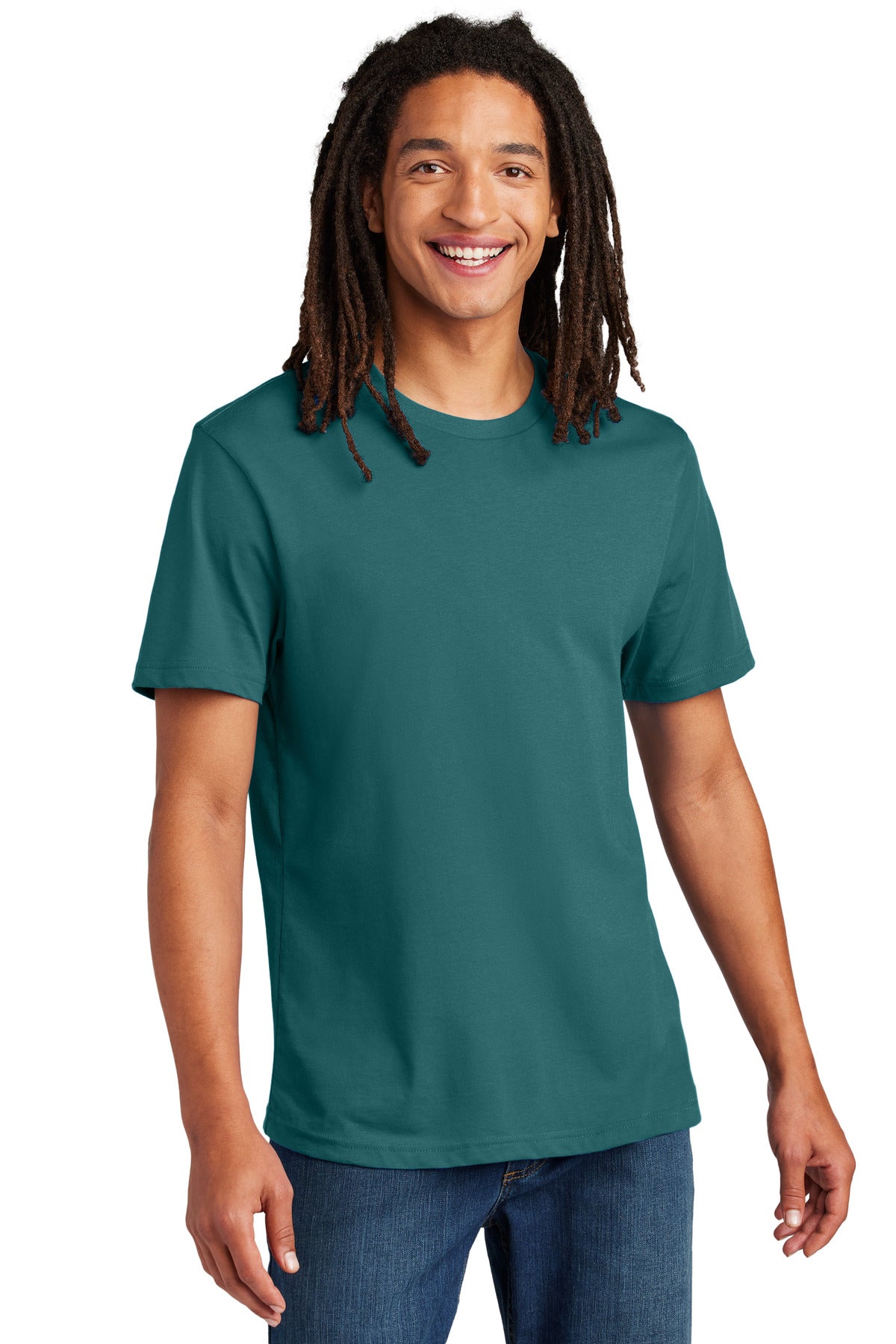 Front View of OceanicTl Allmade Unisex Heavyweight Recycled Cotton Tee AL3000