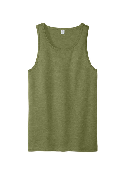 Front View of OliveYouGn Allmade Unisex Tri-Blend Tank AL2019