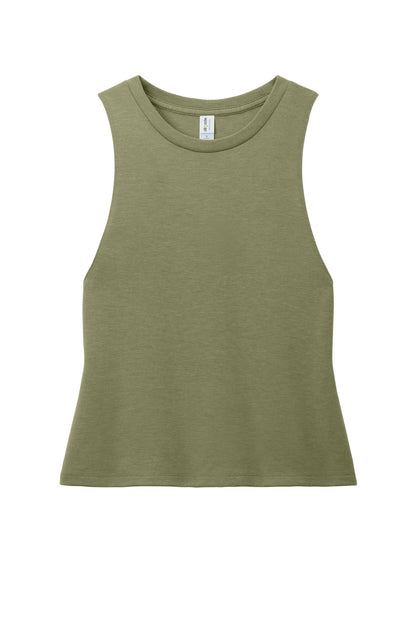 Front View of OliveYouGn Allmade Women's Tri-Blend Muscle Tank AL2020