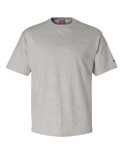 Front View of Oxford Grey Heritage Jersey T-Shirt - T105