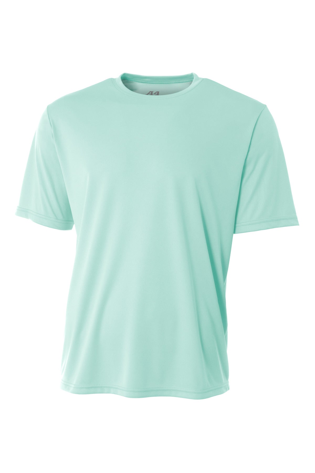 Front View of PastelMint A4 Cooling Performance Short Sleeve Tee A4N3142