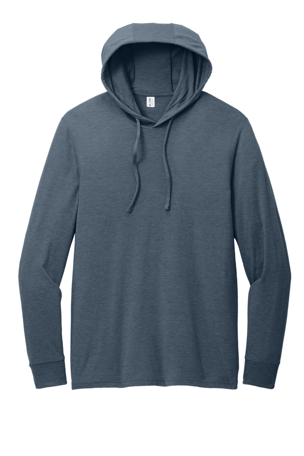 Front View of RebelBlue Allmade Unisex Tri-Blend Hoodie Tee AL6003