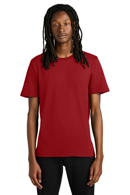 Front View of RevlutnRed Allmade Unisex Organic Cotton Tee. AL2100