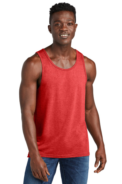 Front View of RiseUpRed Allmade Unisex Tri-Blend Tank AL2019