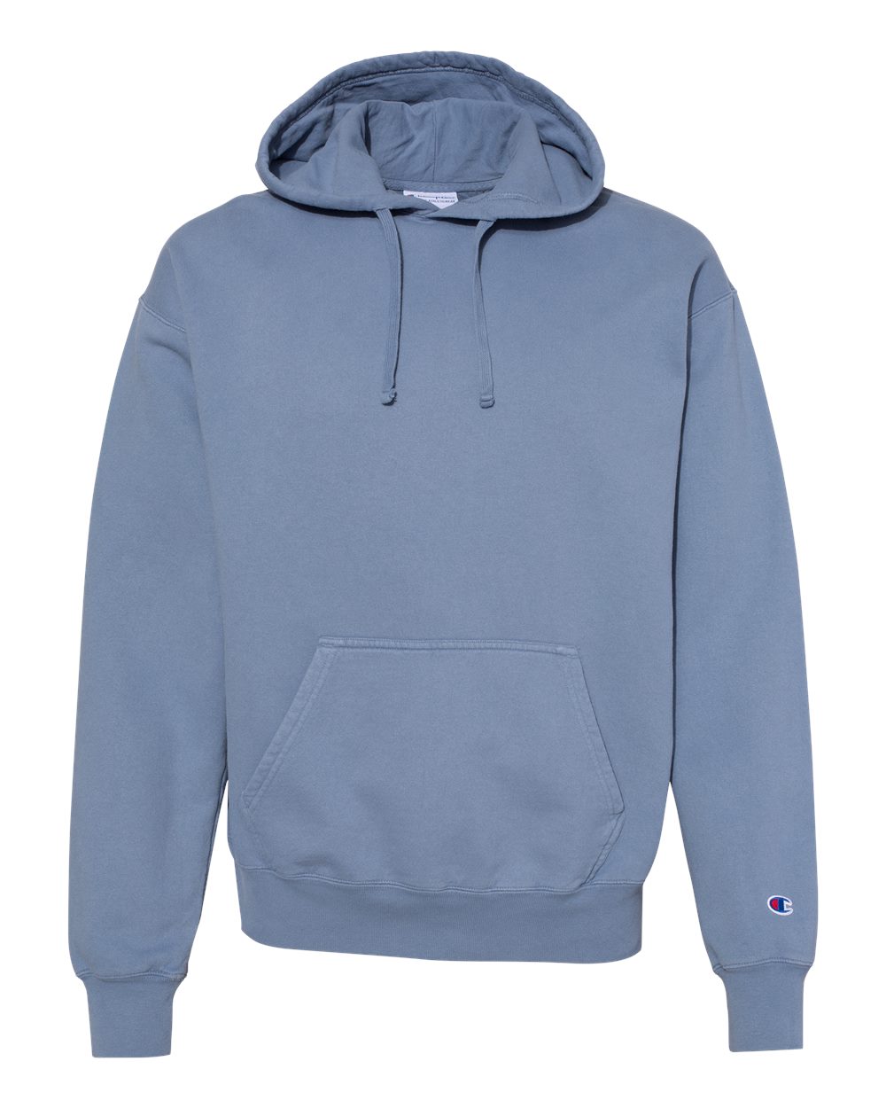 Front View of Saltwater Garment-Dyed Hooded Sweatshirt - CD450