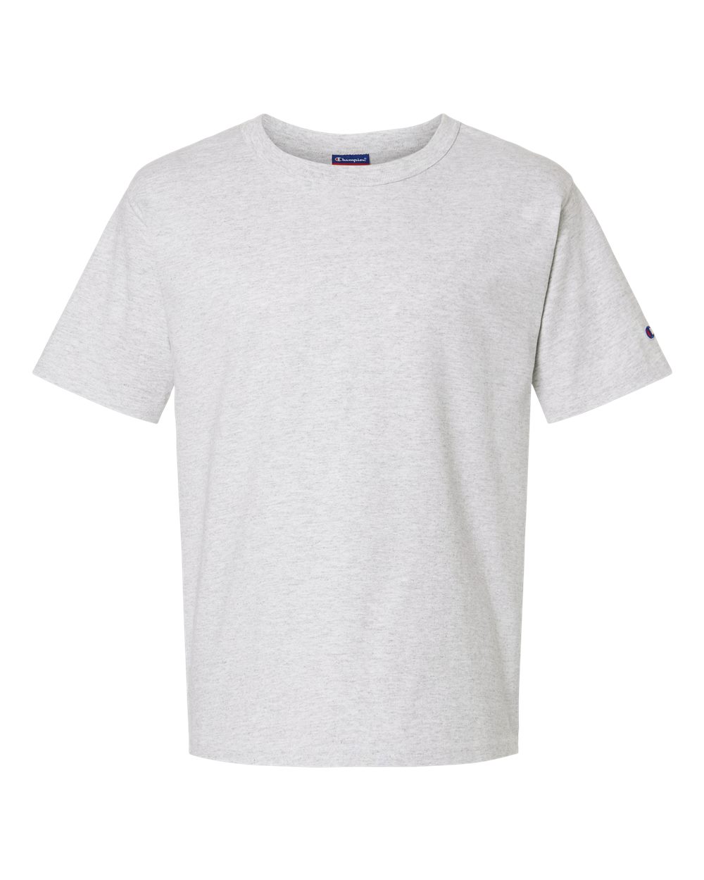 Front View of Silver Grey Heritage Jersey T-Shirt - T105
