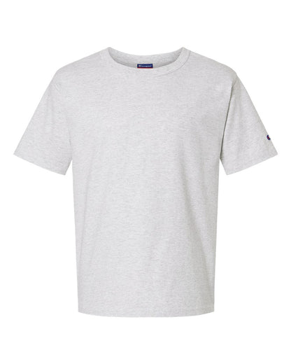 Front View of Silver Grey Heritage Jersey T-Shirt - T105
