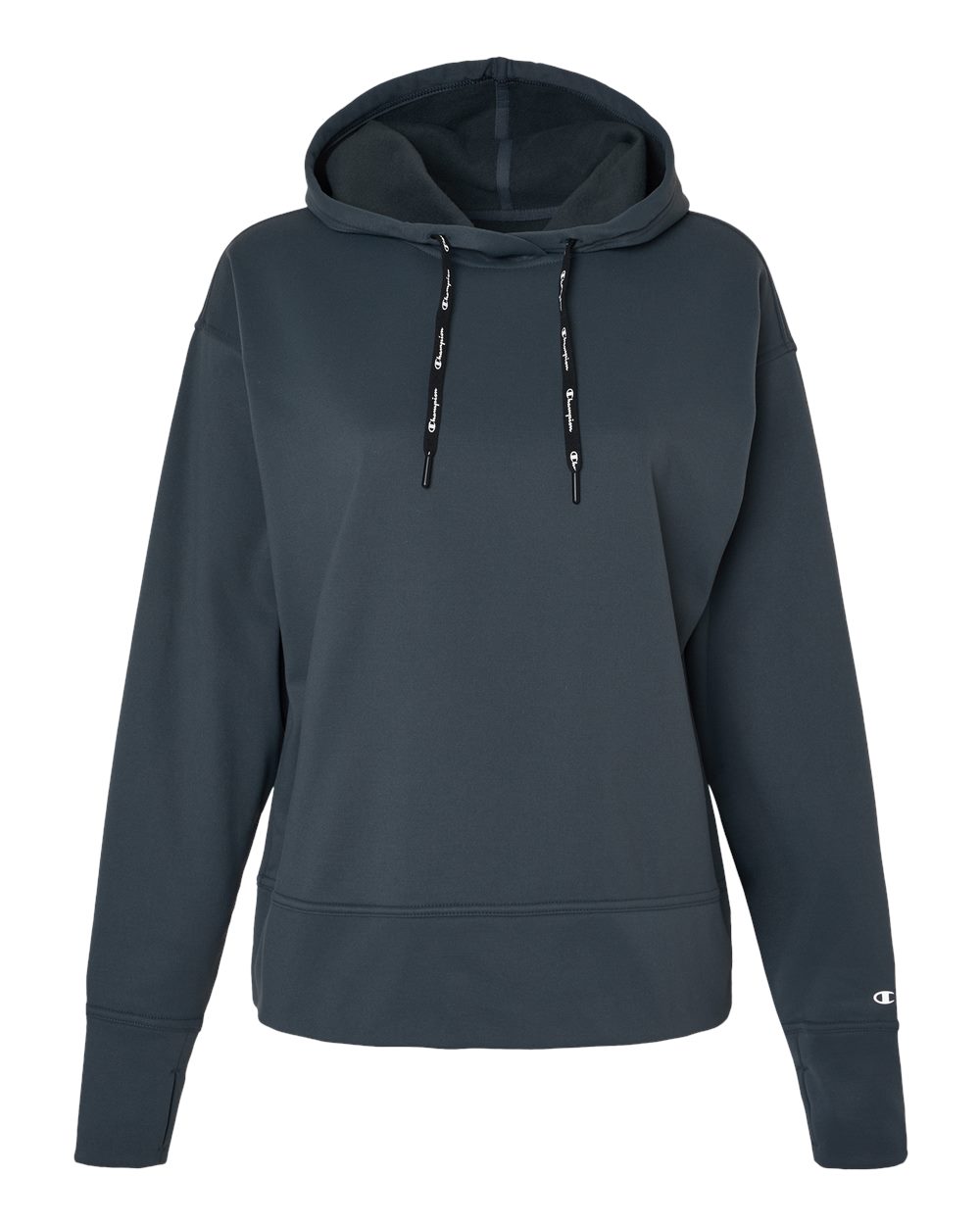 Front View of Stealth Women's Sport Hooded Sweatshirt - CHP100