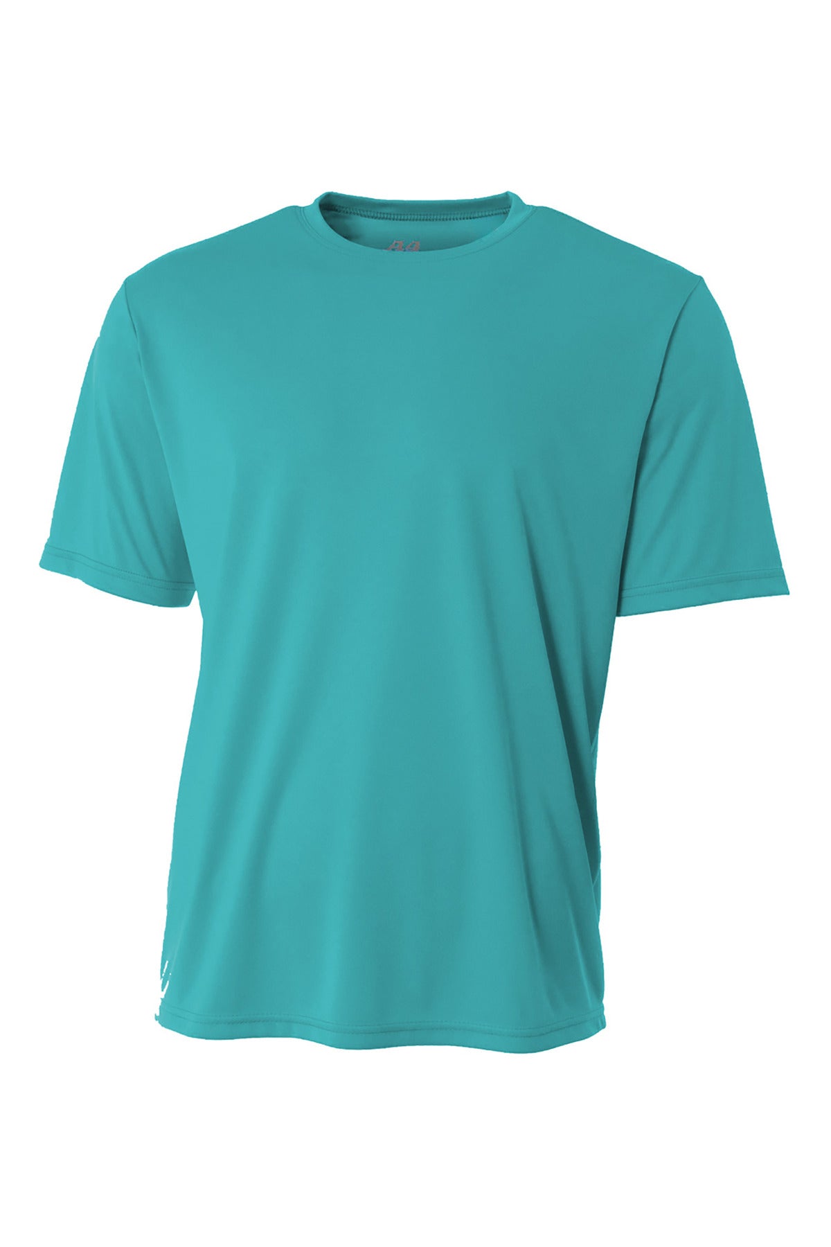 Front View of Teal A4 Cooling Performance Short Sleeve Tee A4N3142