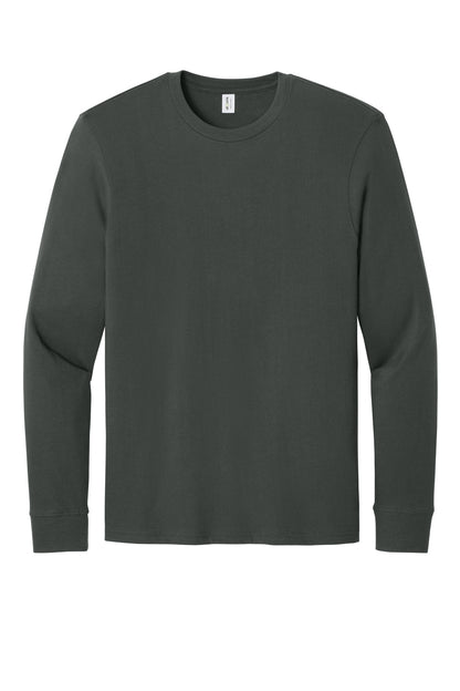 Front View of Teraingrey Allmade Unisex Long Sleeve Organic Cotton Tee AL6104