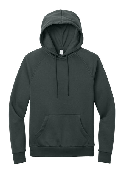 Front View of Teraingrey Allmade Unisex Organic CVC Fleece Pullover Hoodie AL5000
