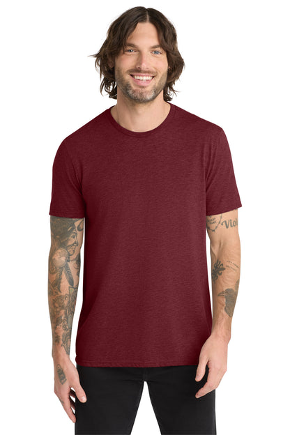Front View of Vino Red Allmade Unisex Tri-Blend Tee AL2004