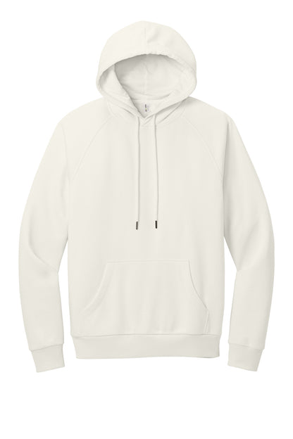 Front View of WhiteSand Allmade Unisex Organic CVC Fleece Pullover Hoodie AL5000