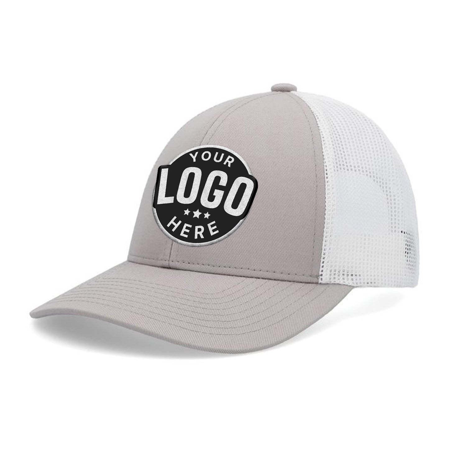 Custom Embroidered Pacific Headwear P114 Low-Pro Trucker Cap - Flat Embroidery