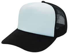 A black n white kid hat