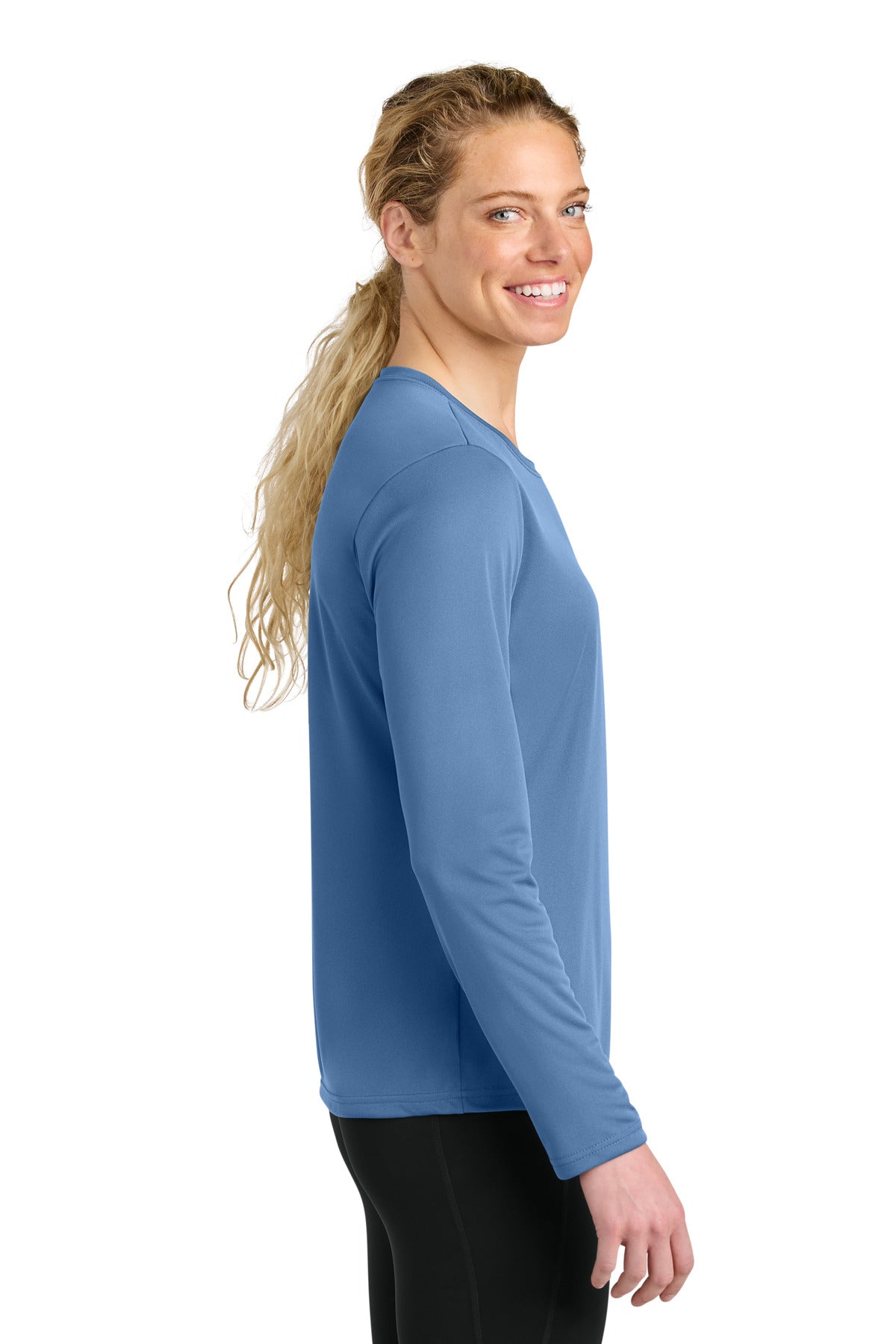 LightBlue A4 Women's Cooling Performance Long Sleeve Tee A4NW3002