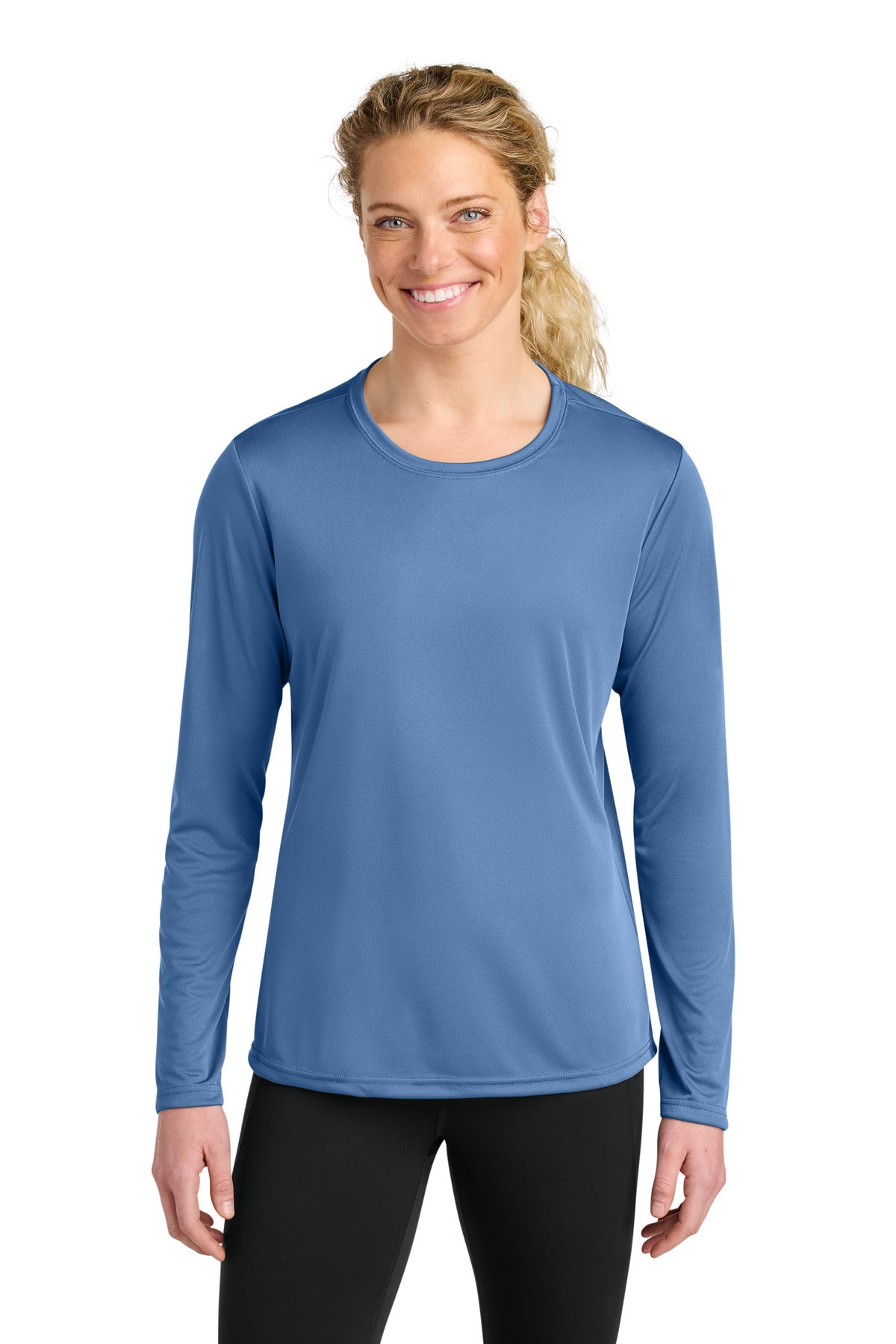 LightBlue A4 Women's Cooling Performance Long Sleeve Tee A4NW3002