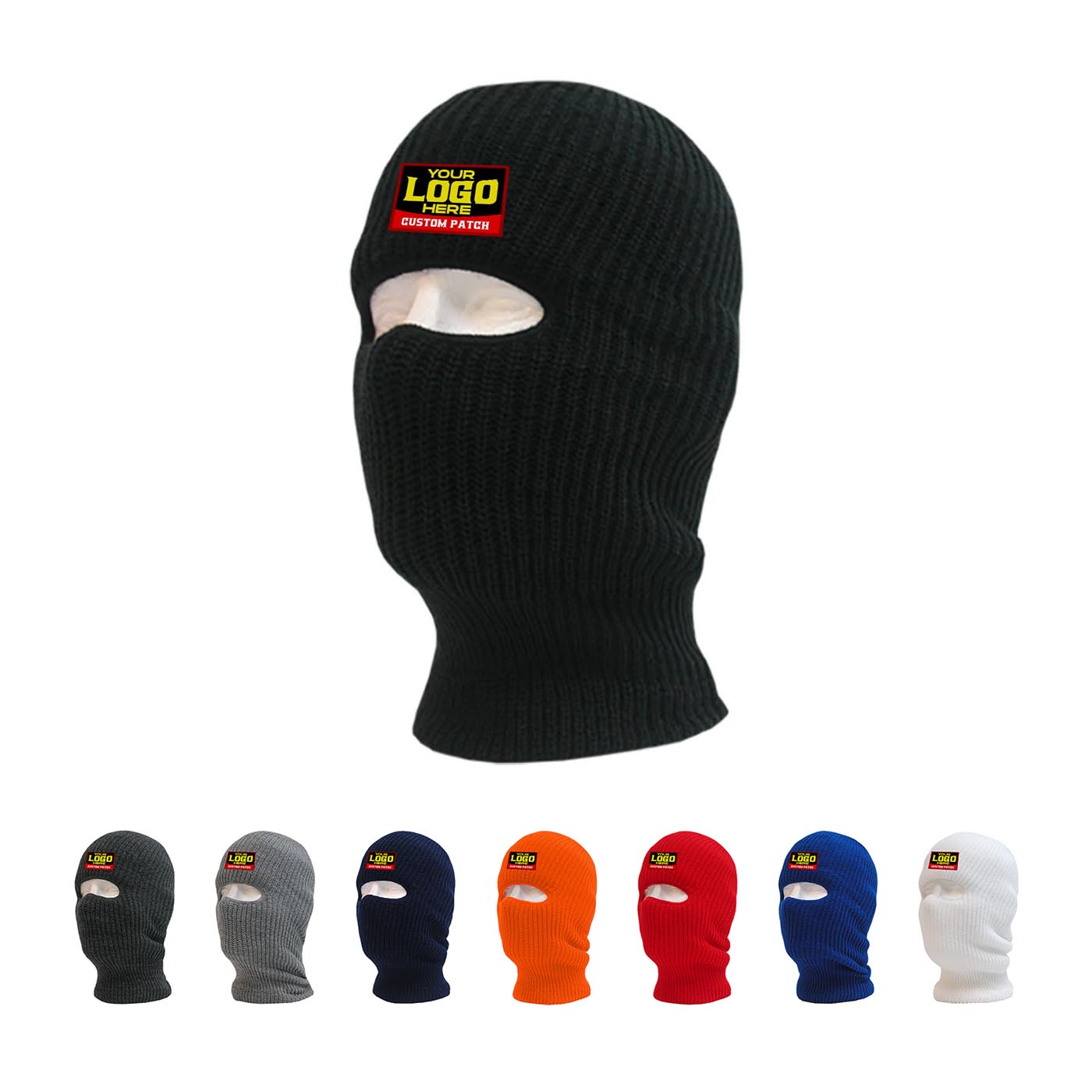 Custom Patch Decky 971 - Ski Mask, Face Mask (1-Hole) Balaclava - 971