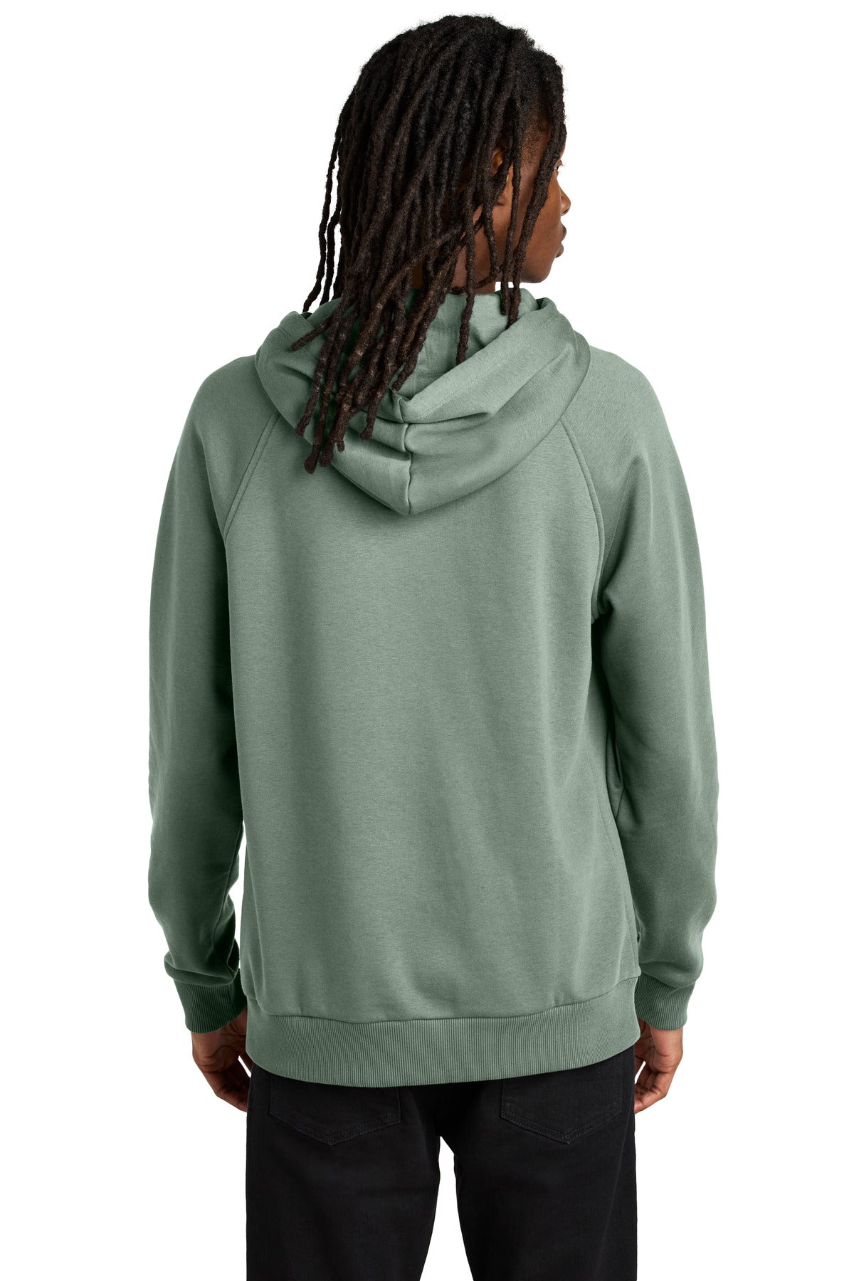 MatchaGrn Allmade Unisex Organic CVC Fleece Pullover Hoodie AL5000
