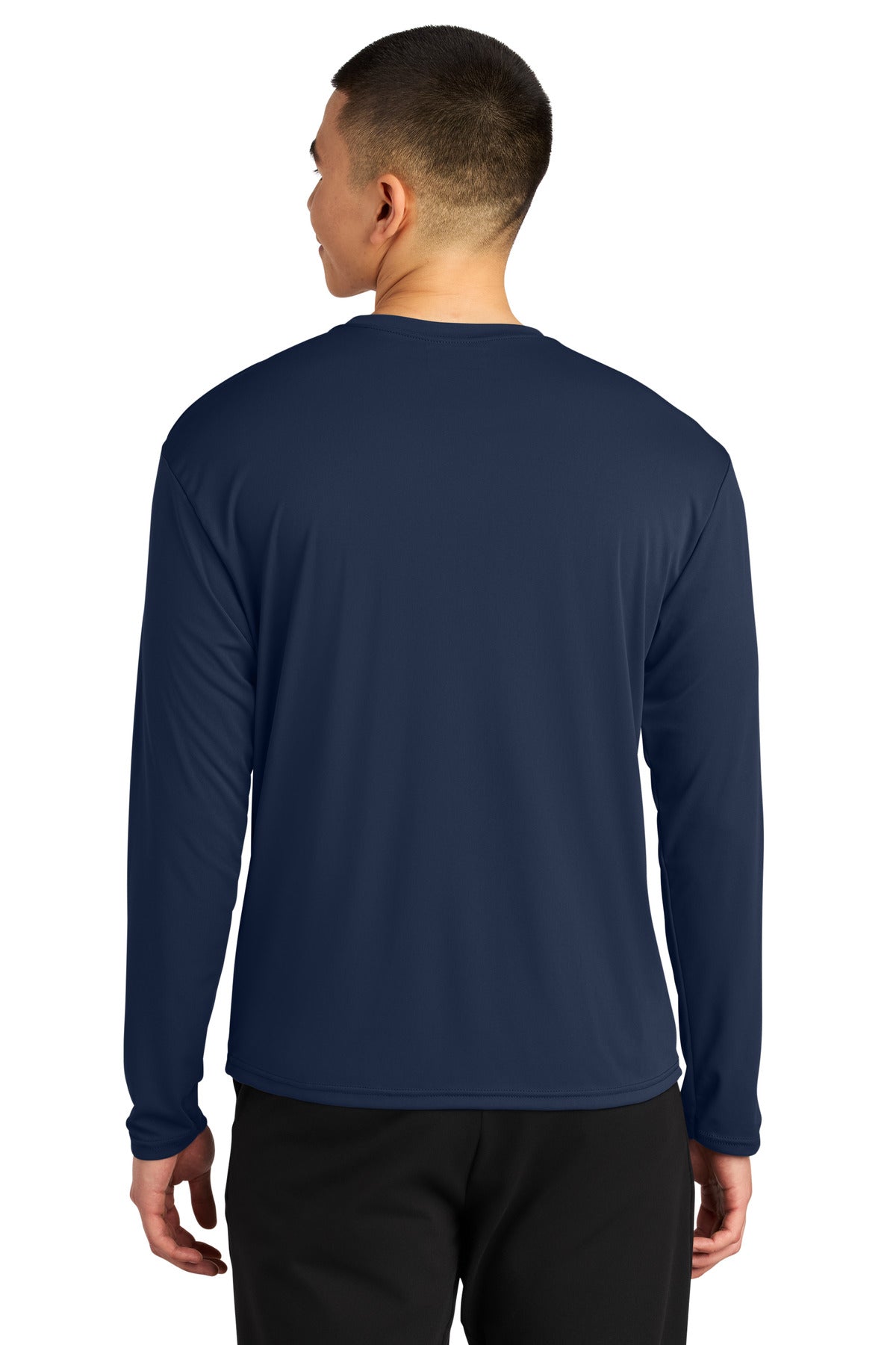 Navy A4 AirFlex Long Sleeve Tee A4N3532