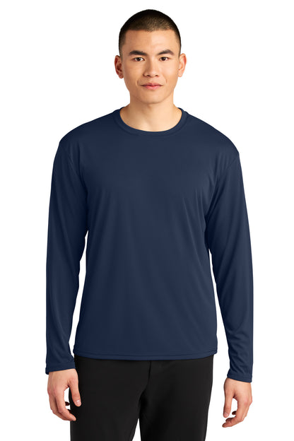 Navy A4 AirFlex Long Sleeve Tee A4N3532