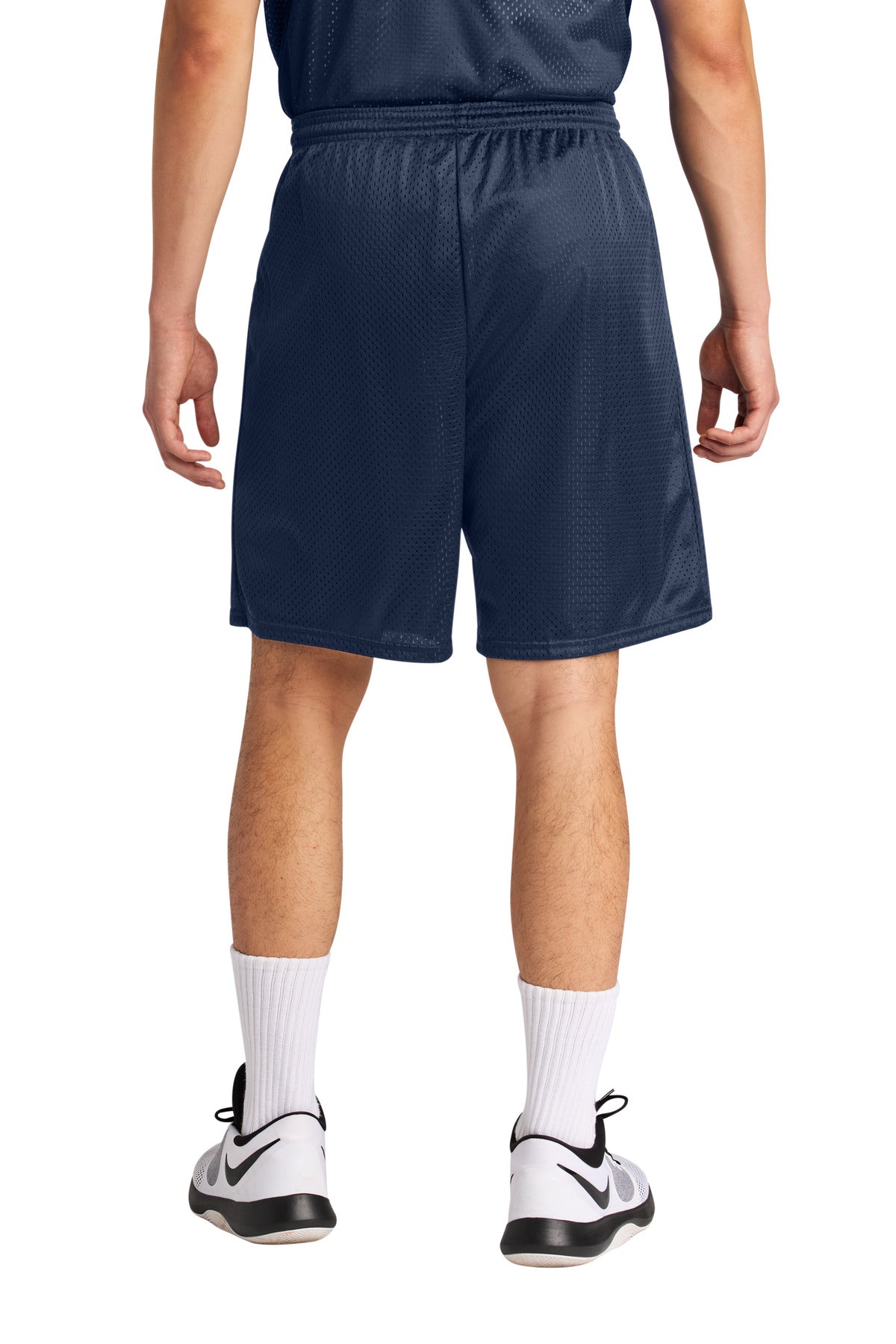 Navy A4 Sprint 9" Mesh Short A4N5296