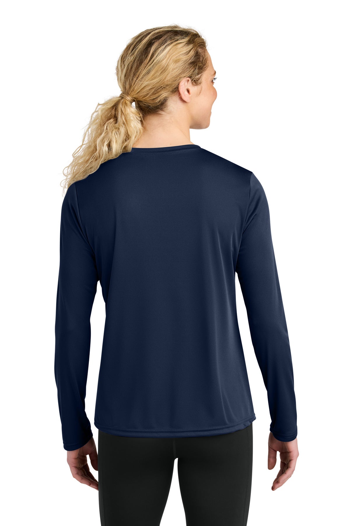 Navy A4 Women's Cooling Performance Long Sleeve Tee A4NW3002
