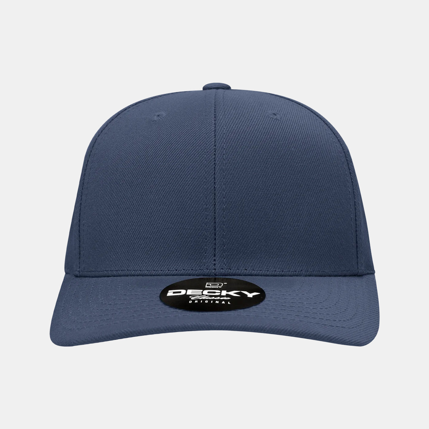 Decky 1015 6-Panel Mid Profile Structured Snapback Hat - Blank