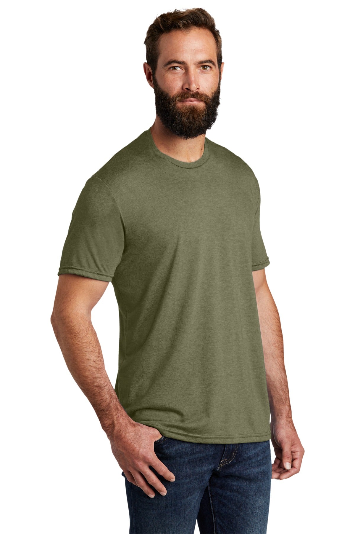 Olive You Grn Allmade Unisex Tri-Blend Tee AL2004