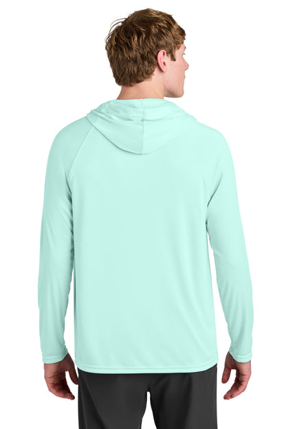 PastelMint A4 Cooling Performance Long Sleeve Hooded Tee A4N3409