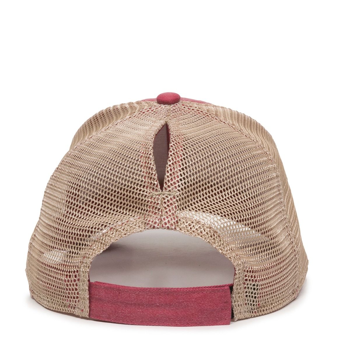 Outdoor Cap PNY-100M Ladies Fit Ponytail Mesh Back Hat
