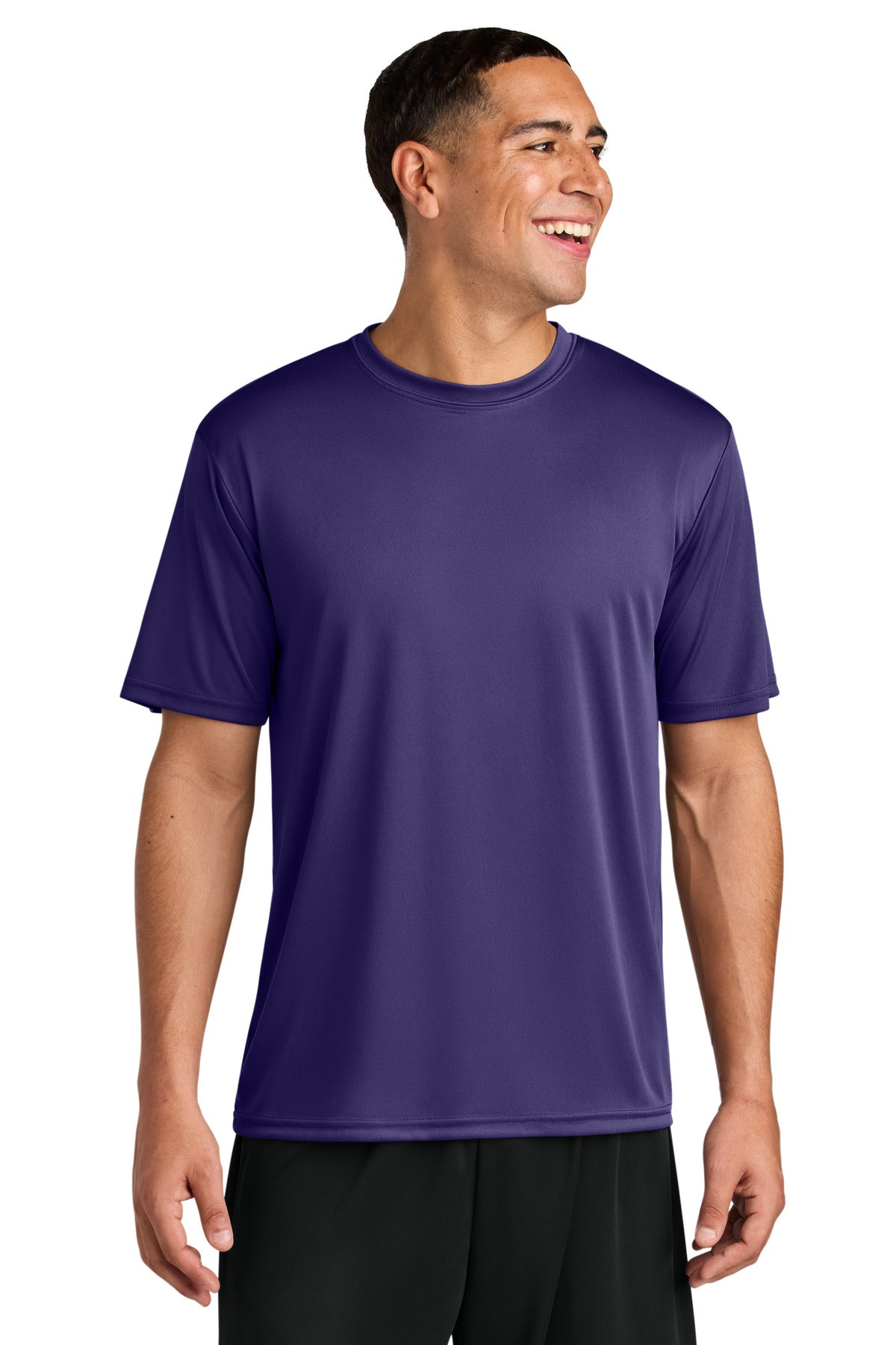 Purple A4 Cooling Performance Short Sleeve Tee A4N3142