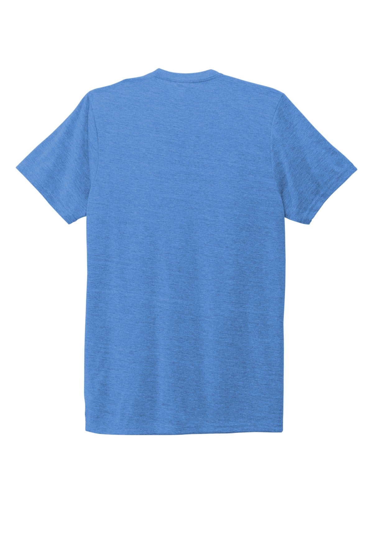 Rear View of Azure Blue Allmade Unisex Tri-Blend Tee AL2004