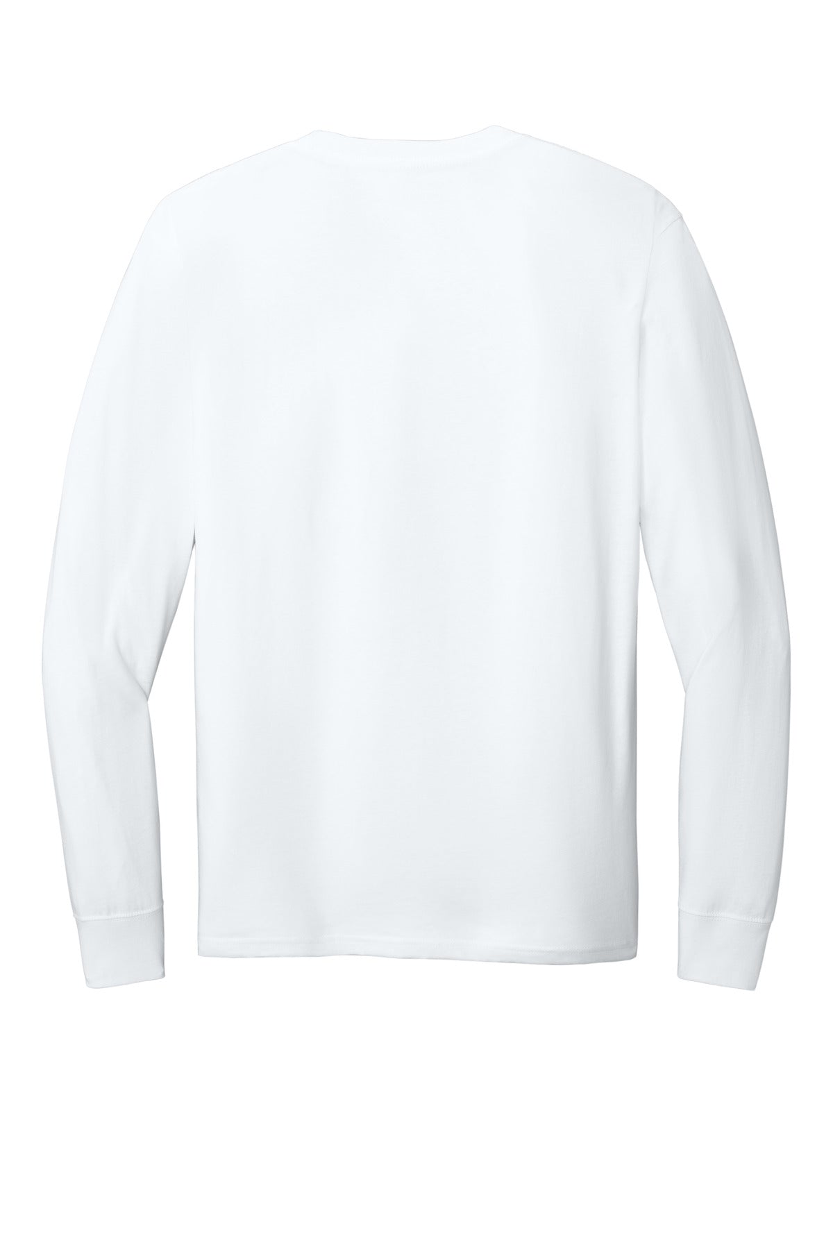Rear View of BrtWhite Allmade Unisex Long Sleeve Organic Cotton Tee AL6104