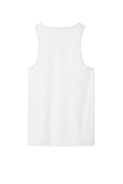 Rear View of BrtWhite Allmade Unisex Tri-Blend Tank AL2019