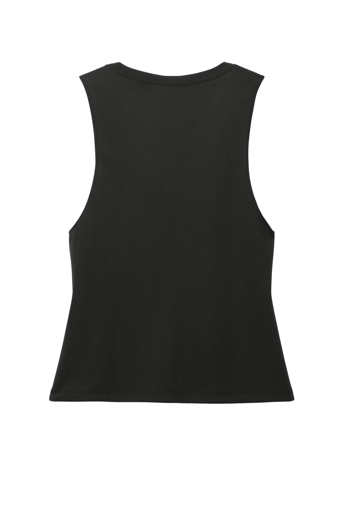 Rear View of DeepBlack Allmade Women's Tri-Blend Muscle Tank AL2020