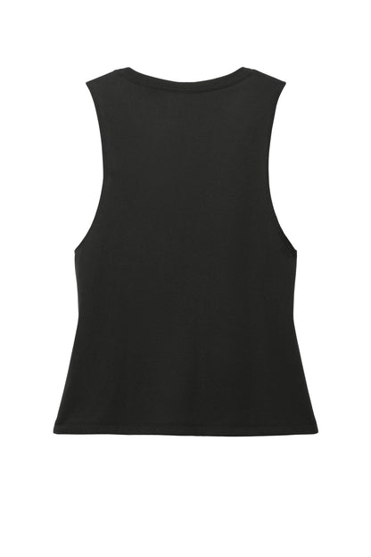 Rear View of DeepBlack Allmade Women's Tri-Blend Muscle Tank AL2020