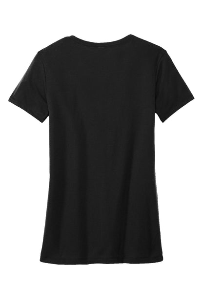 Rear View of DeepBlack Allmade Women's Tri-Blend Tee AL2008