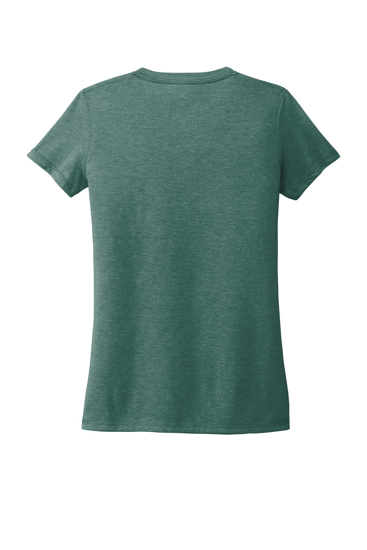 Rear View of DpSeaGreen Allmade Women's Tri-Blend V-Neck Tee AL2018
