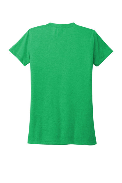 Rear View of Enviro Green Allmade Women's Tri-Blend Tee AL2008