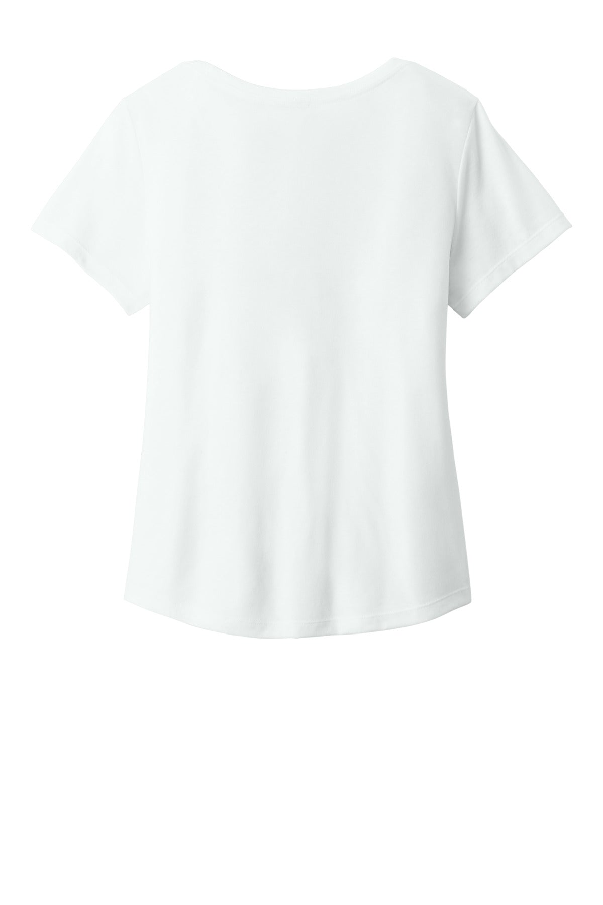 Rear View of FairlyWht Allmade Women's Relaxed Tri-Blend Scoop Neck Tee AL2015