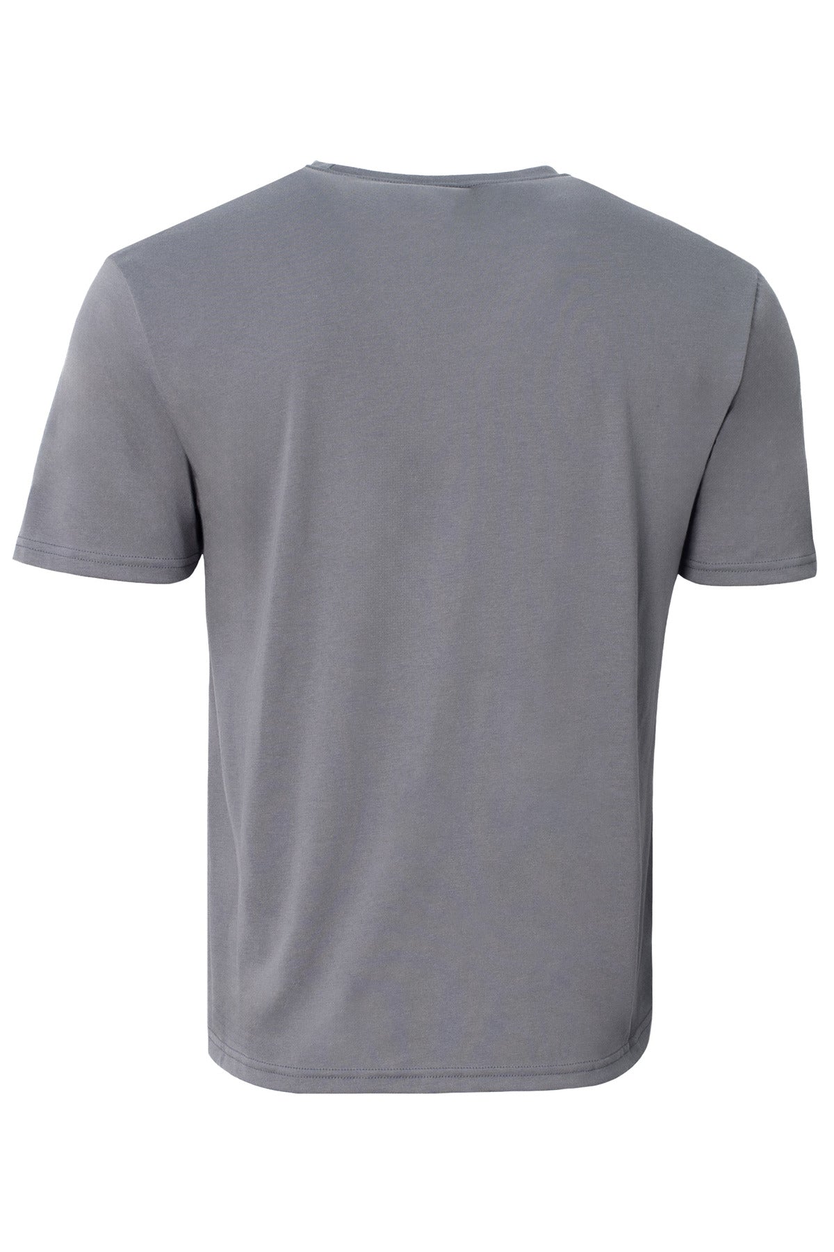 Rear View of Graphite A4 Softek Short Sleeve Tee A4N3013