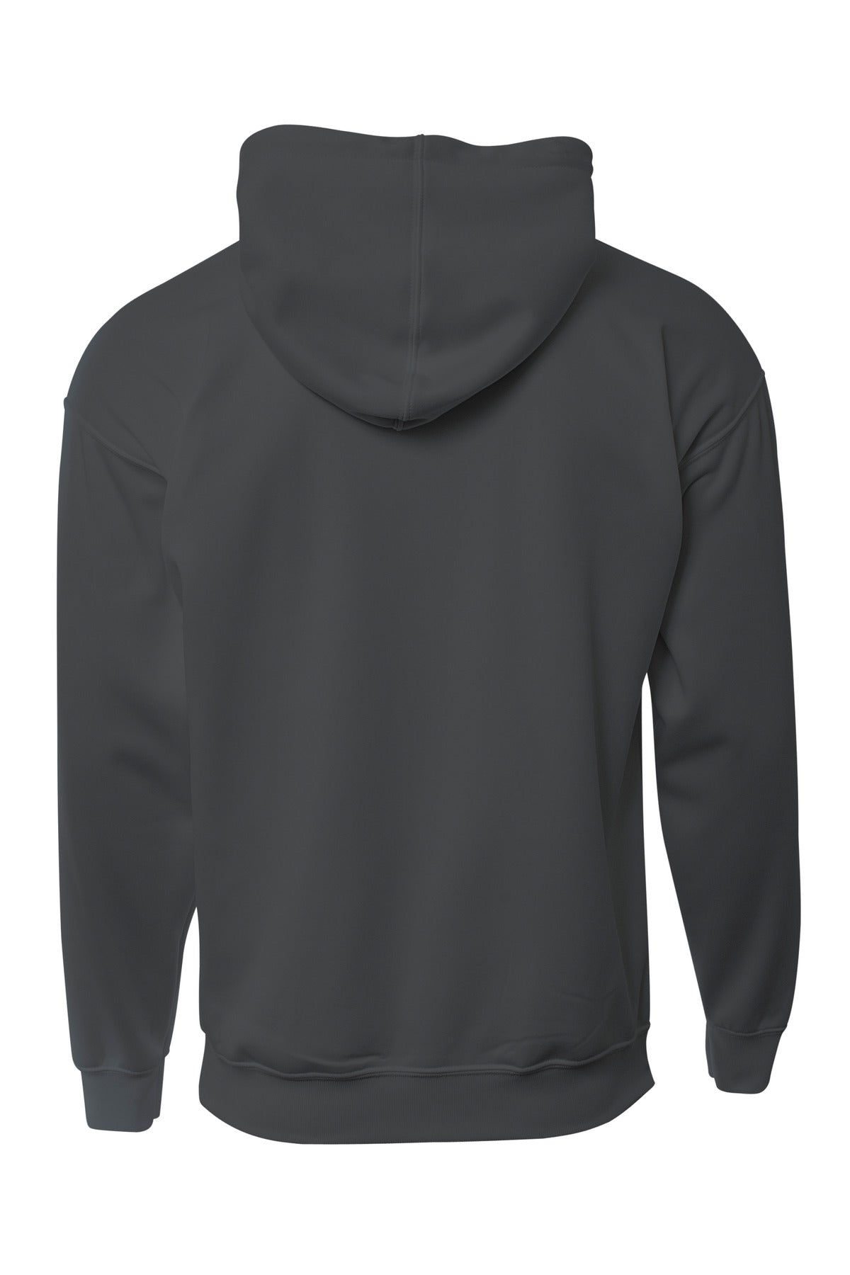 Rear View of Graphite A4 Sprint Tech Fleece Hoodie A4N4279
